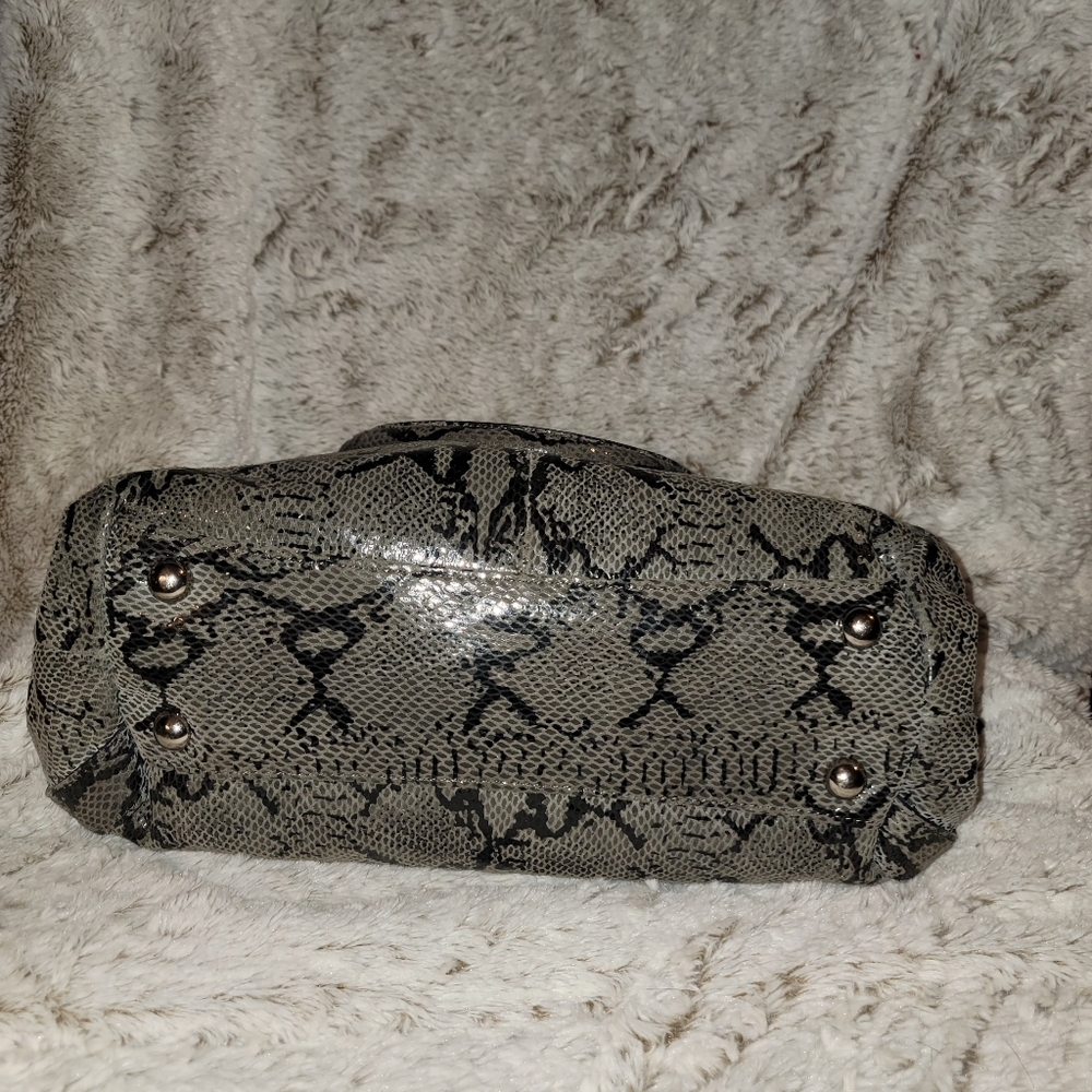 Harley Davidson Python Leather, Gray And Black Ba… - image 5